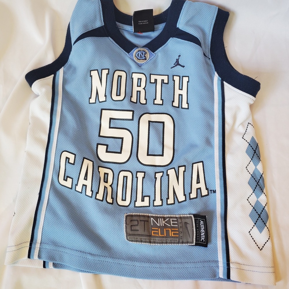 Nike North Carolina Tar Heels Light Blue White Basketball Jersey (Youth)